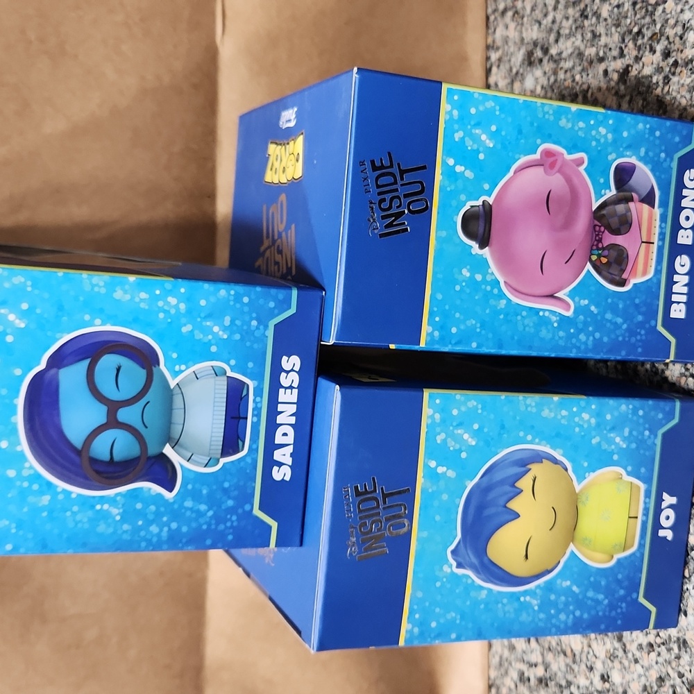 Funko Disney Inside Out Vinyl Dorbz Set - Picture 2 of 6